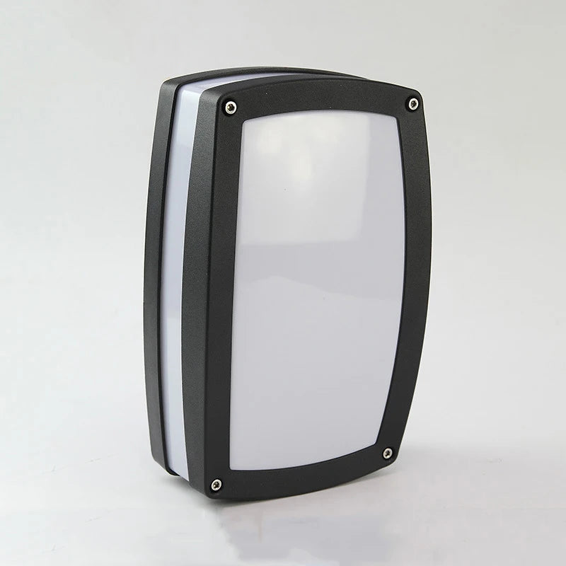 lampe murale moderne led 12w noir blanc ip65 ac85265v aluminium oeilletsextérieurintérieur
