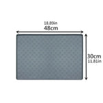 tapis alimentation animaux compagnie silicone antidérapant bols intégrés motif pattes chien chat moderne pratique