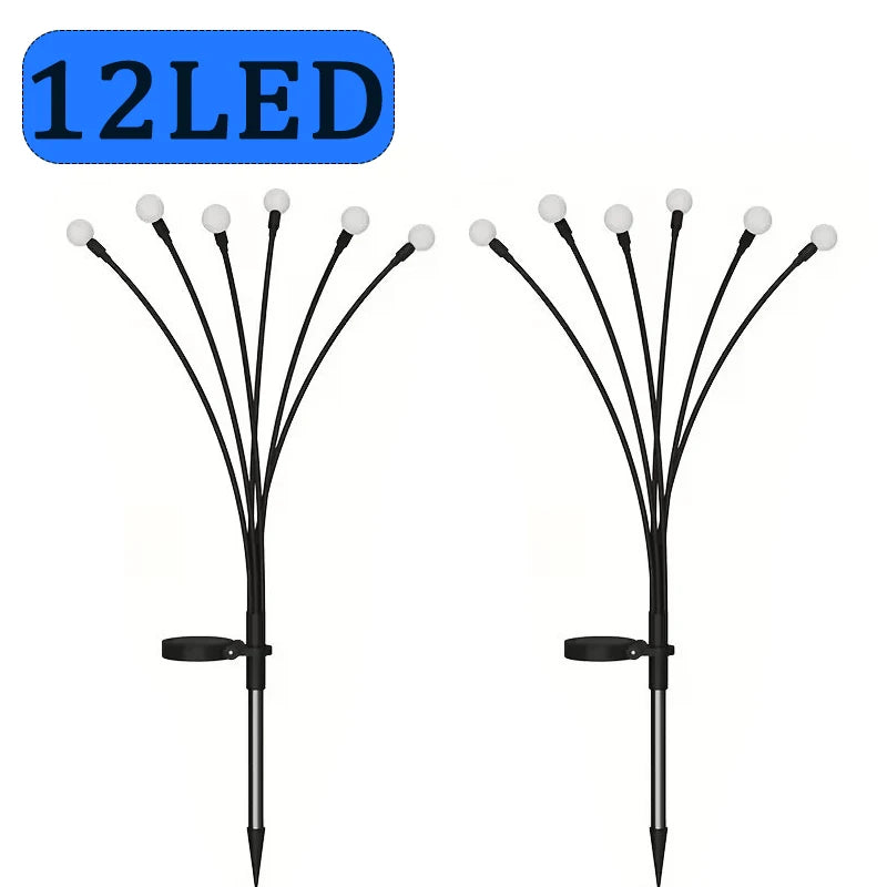 lumière solaire moderne 10led 12led 20led 6led boules lumineuses noir extérieure imperméable patios