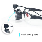 lampe torche led noir clips moderne chargeur câble batterie pratique