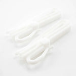 anneaux rideau blancs clips fixation 7cm 8.5cm accessoires rideau visibles modernes fonctionnels