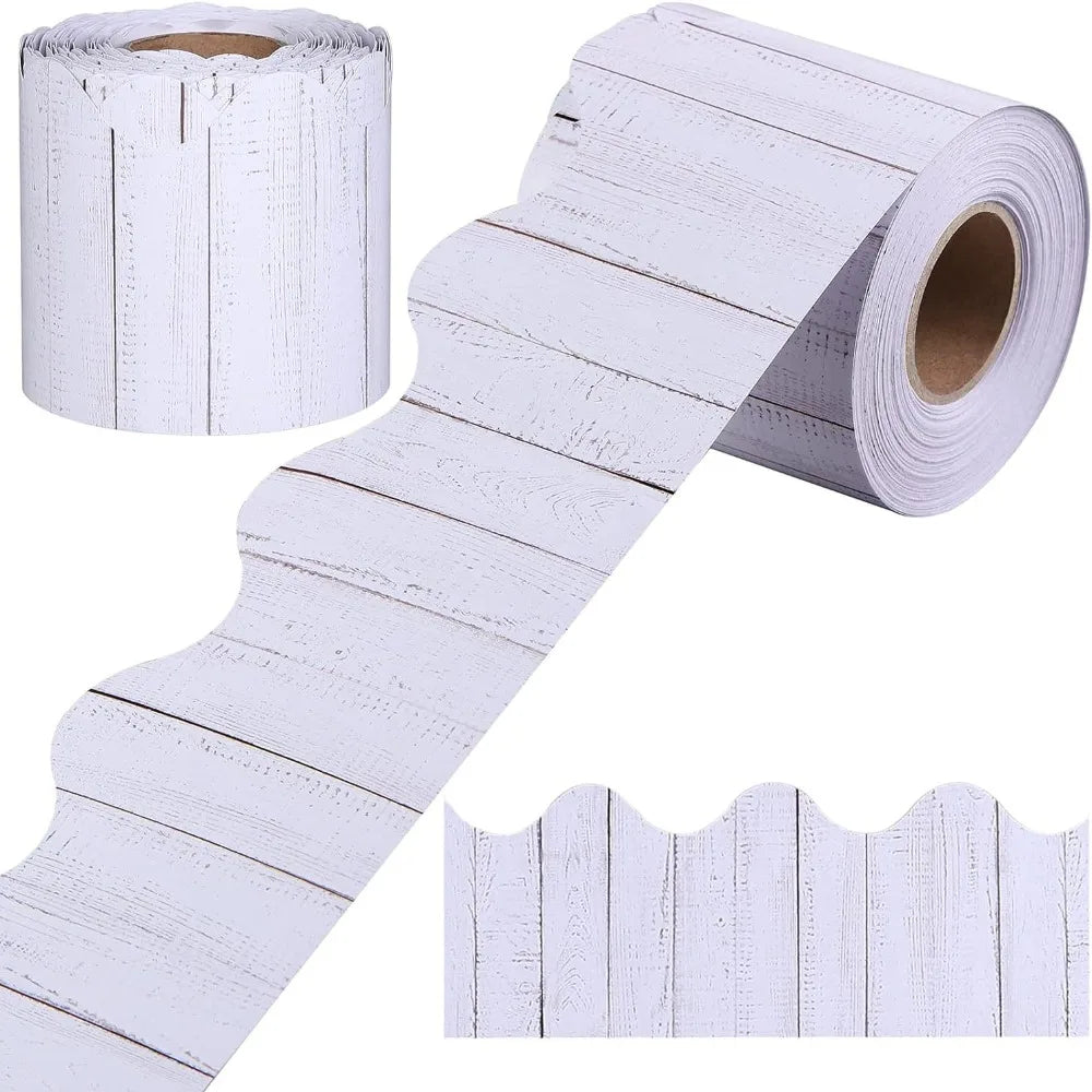 rubans decoratifs adhesifs multicolores motifs floraux points zigzag feuilles rustiques noirs blancs