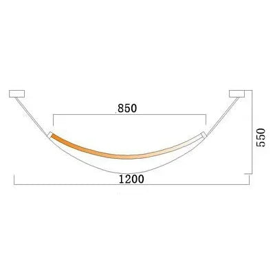 suspension lumineuse moderne marron clair blanc clips dorés 100cm 120cm 150cm 170cm lumière froide