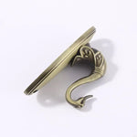 boucles rideau floral bronze doré argenté cuivre classiques pack deux boucles
