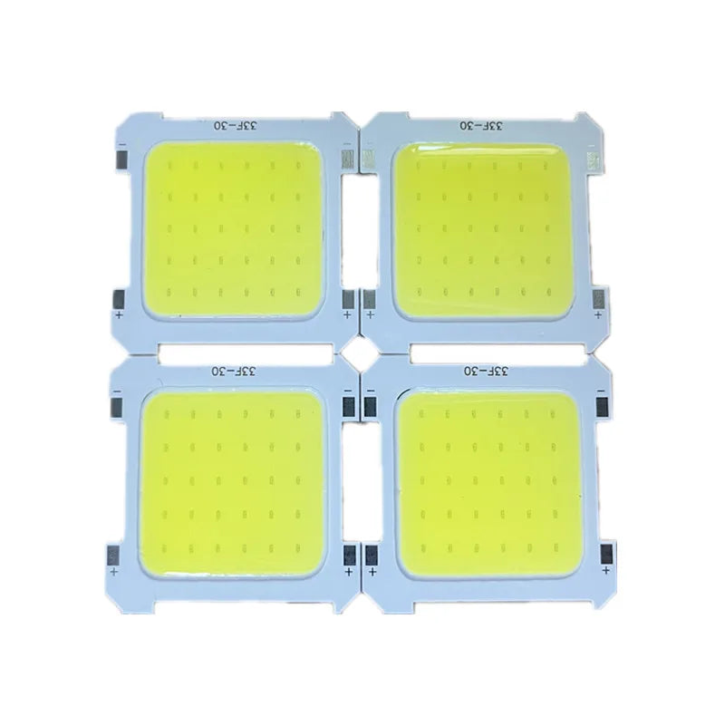 lampe led cob chip carré blanc jaune bleu clair industrielle technique campingextérieur