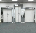 arche decorative or noir blanc moderne elegante deco mariage festivite lisse brillant
