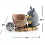 pots fleurs résine dessin animé succulentes cache plantes motifs animaux créatif orange gris vert