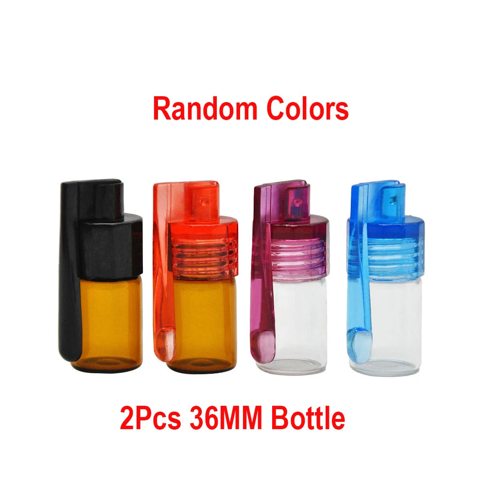 flacons atomiseurs marron rouge rose bleu vert transparent moderne pratique 36mm 51mm