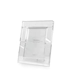 cadre photo moderne transparent verre rectangle adhésif support décoration maison 19cm 24cm 17cm 21cm