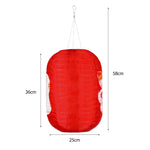 lanterne japonaise rouge motif chat traditionnelle crochets extérieure fête noël anniversaire mariage
