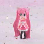 figurines anime personnages détaillées robes coiffures stylisées couleurs vives opaques mignonnes