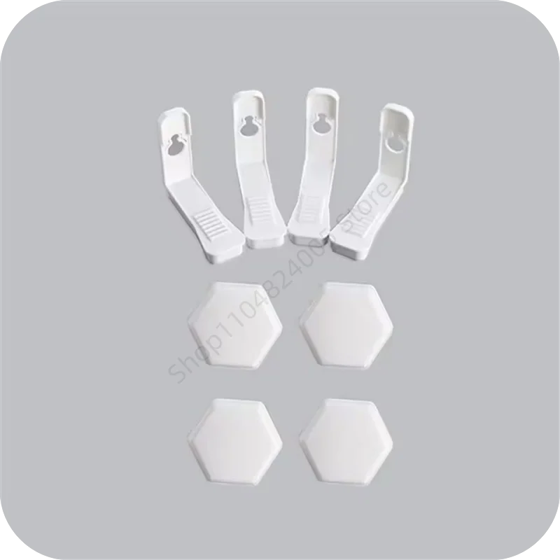 fixations antiderapantes draps housses couettes maison blanc gris modernes minimalistes visibles plastique