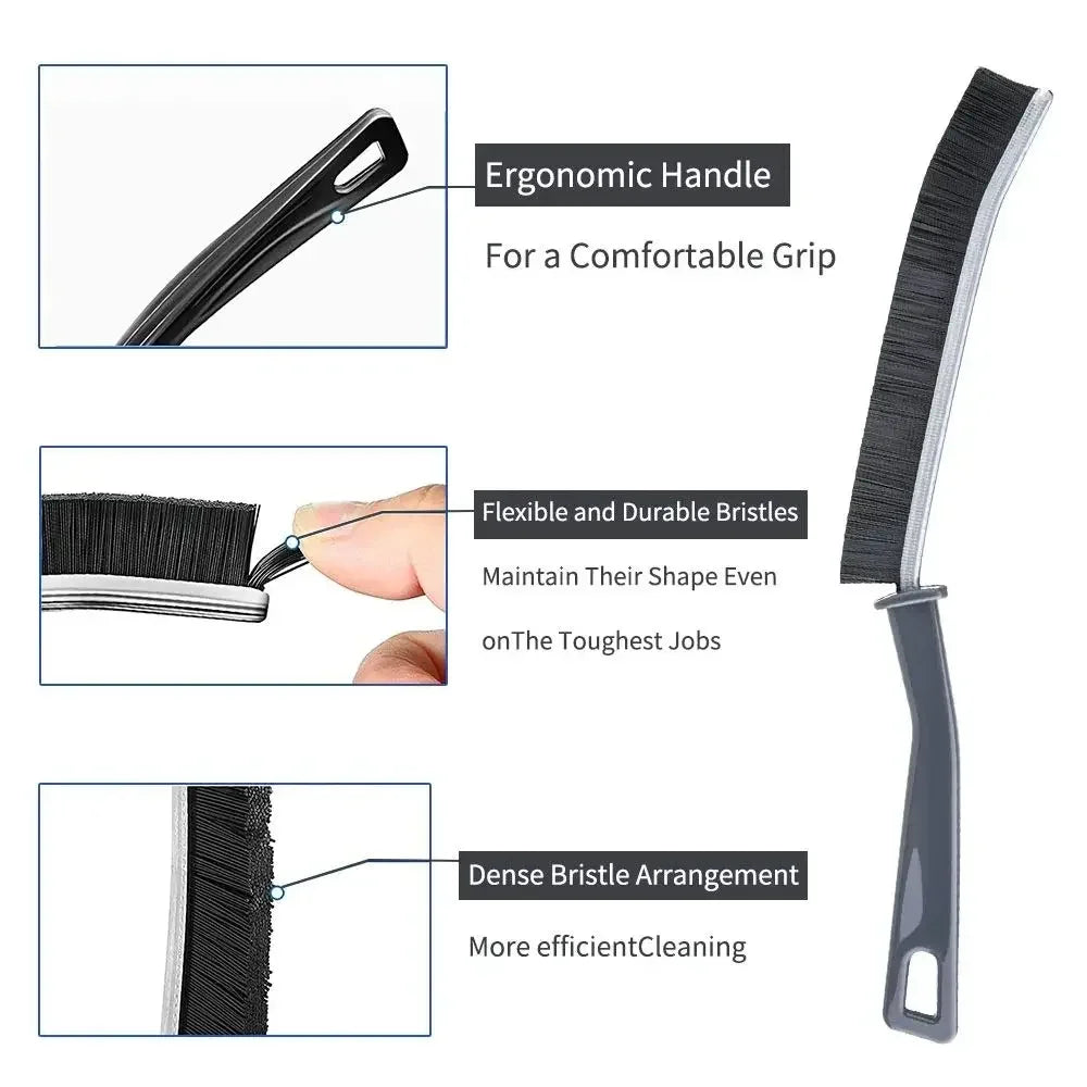 brosse nettoyage joints carreaux noir brins épais utilitaire salle bain cadre fenêtre porte