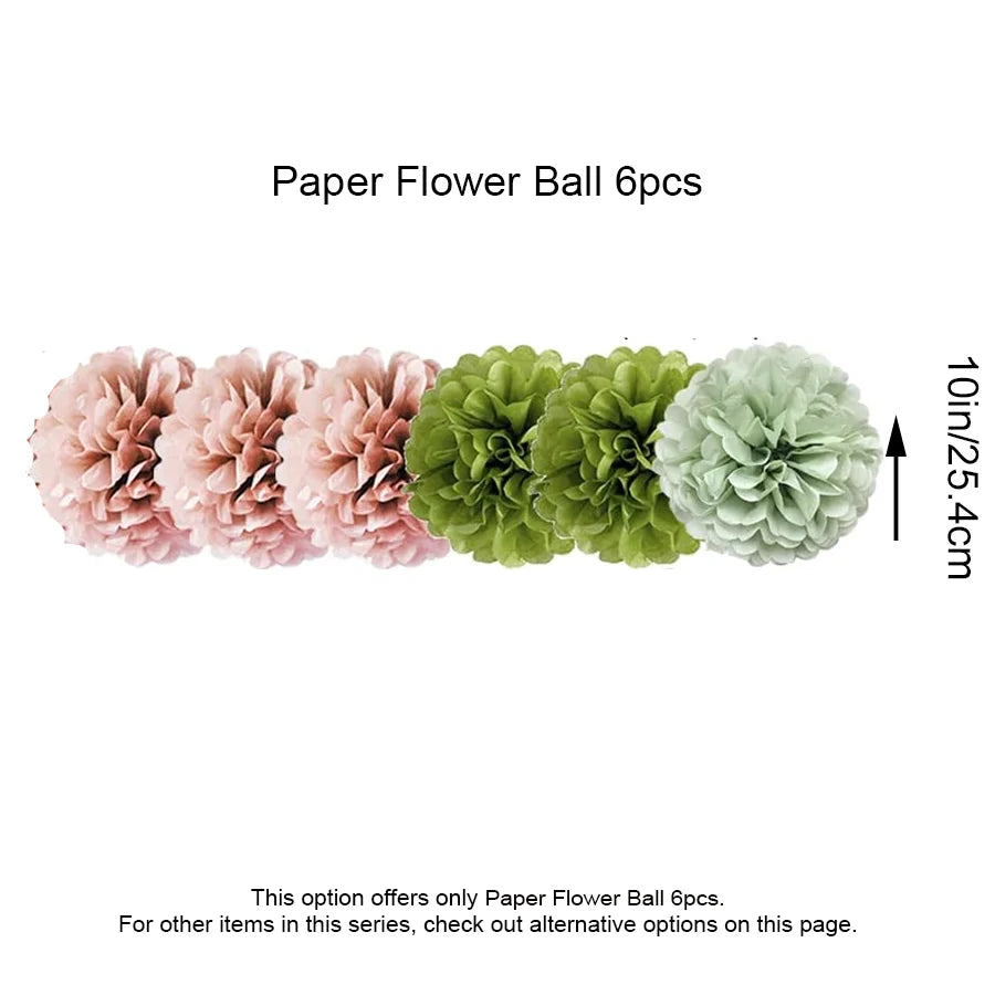 décoration anniversaire rose clair vert papier plissé fan fleuri guirlande clips boules pompons happy