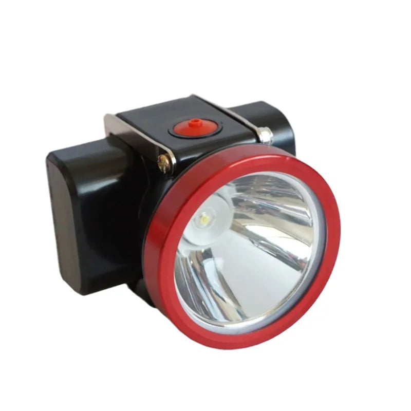 lampe frontale led super lumineuse étanche noir rouge ip67 clips chargeur ceinture