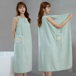robe bain coton violet rose bleu clair vert séchage rapide lavable machine simple confortable