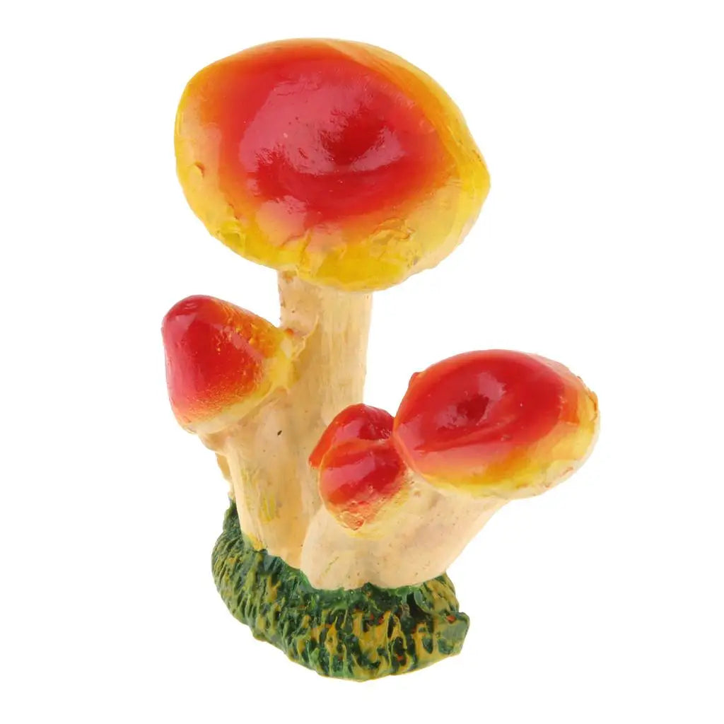ornements jardin champignons décorations maison table sculptures pelouse extérieures figurines résine miniatures