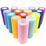 rubans tulle violet rose bleu festifs opaques tulle fini polyester décoration mariage artisanat rapide