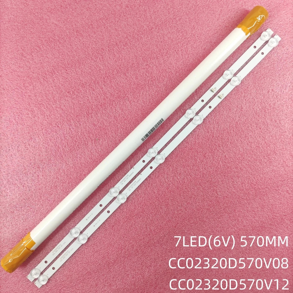 barres lumineuses led blanc modernes 570mm 7leds 32l 2x7 oculars 2020