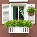 plantes artificielles fougères vertes decoration maison jardin exterieur rustique pots differentes dimensions decoration festive