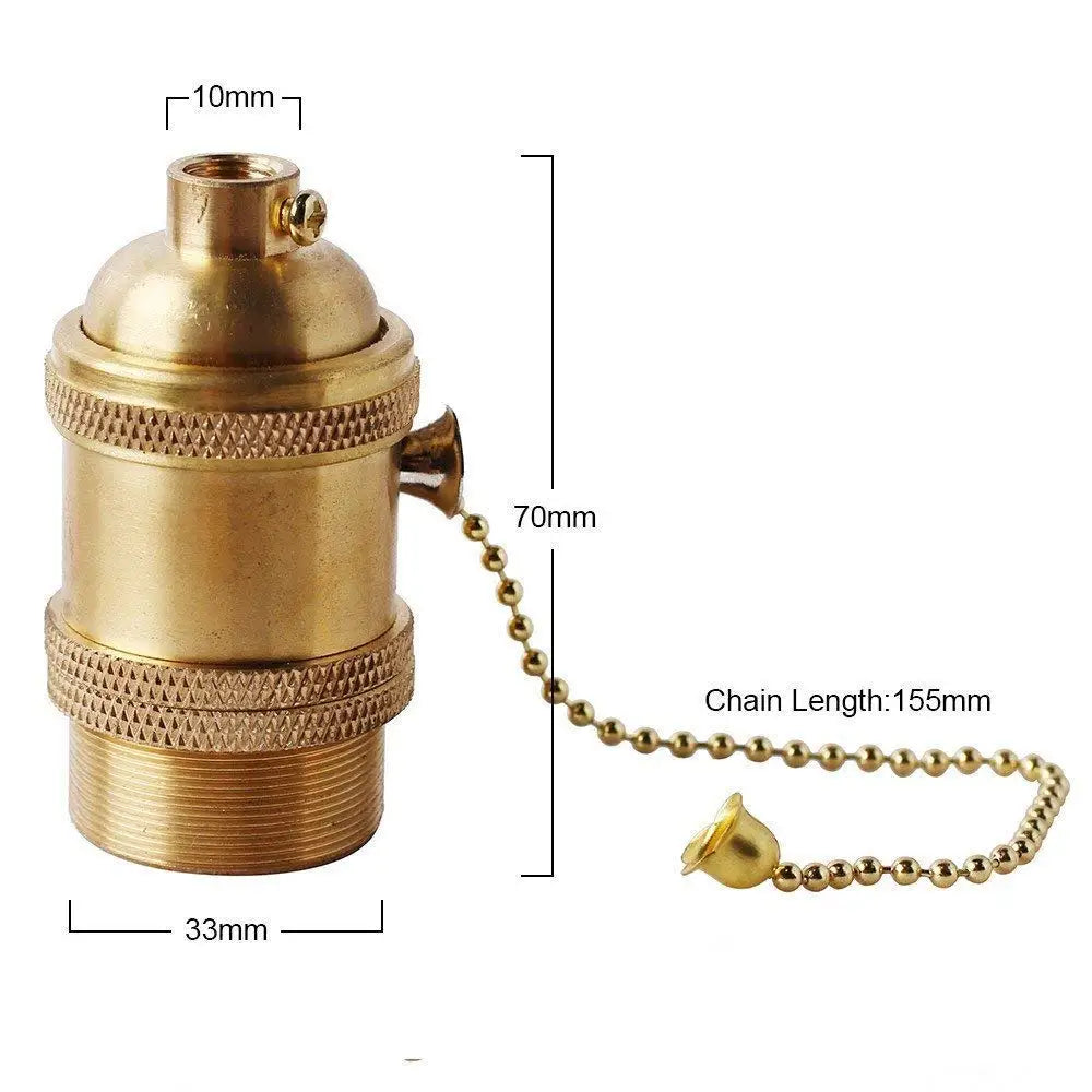 ampoule filament dorée texturée vintage interrupteur chaîne boule fixation rétro opacité