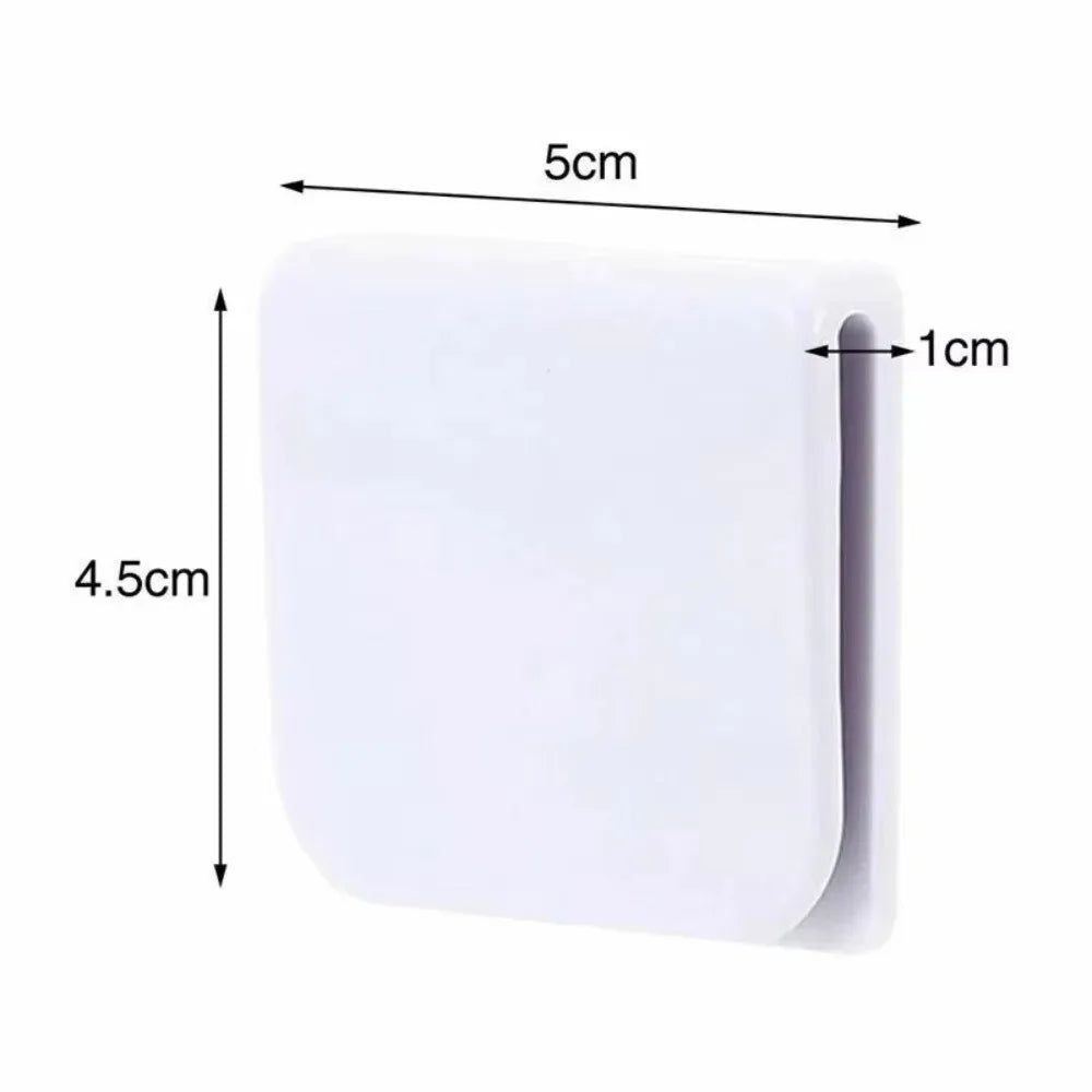 clips adhésifs rideau douche blanc moderne 5cm 45cm coupe eau fixe