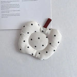 protège tasse moderne polyester blanc rose bleu motifs rayures points clips marron