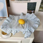 serviettes table classiques rayées bleu clair blanc decoration table cuisine salle manger festives