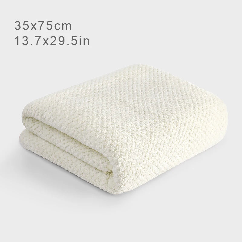 serviettes bain coton microfibre rapide séchage blanc rose gris bleu moderne