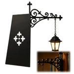 lampe suspendue classique lampe bibliothèque ornementation rinceaux motif géométrique noir vintage(chaines)