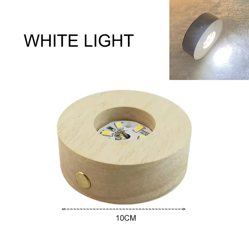 support lampe led bois naturel texture gravée moderne minimaliste interrupteur tactile cable rechargeable