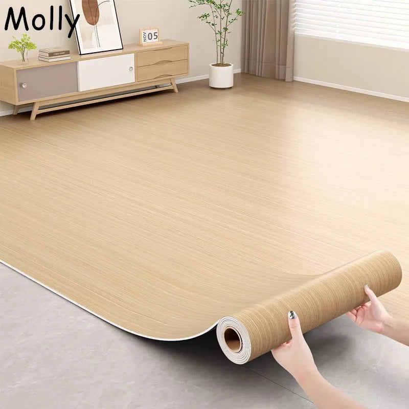 revêtement sol vinyle auto adhésif imitation bois moderne salon chambre coucher imperméable antidérapant