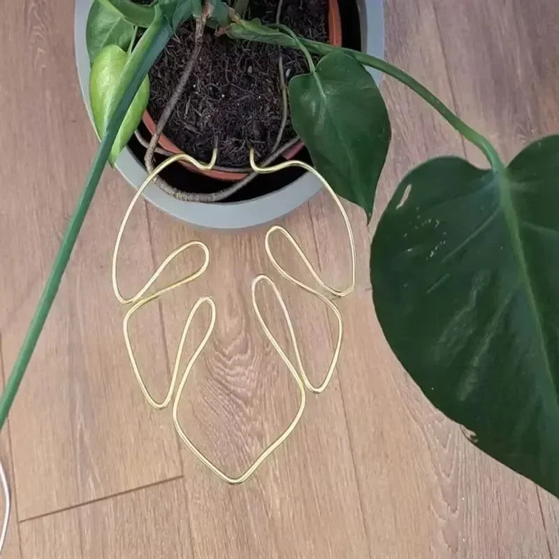 support plante or moderne adhésif facile géométrique simpleDecorationPlantes vàng adhesive easy geometric simple