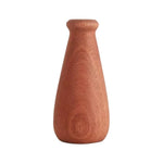 vase bois marron minimaliste décoration table maison marguerites coton rustic japonais
