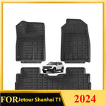 tapis sol voiture noir antidérapant facile nettoyage waterproof fixations moderne résistant