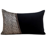 housse coussin moderne imprimé gris noir rouge peluche tissage carré décoration voiture salon chambre