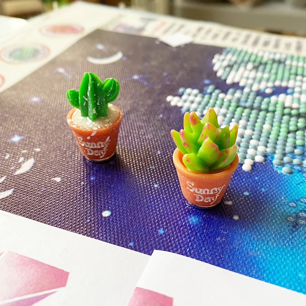 Cache-pot en papier jaune pour plante