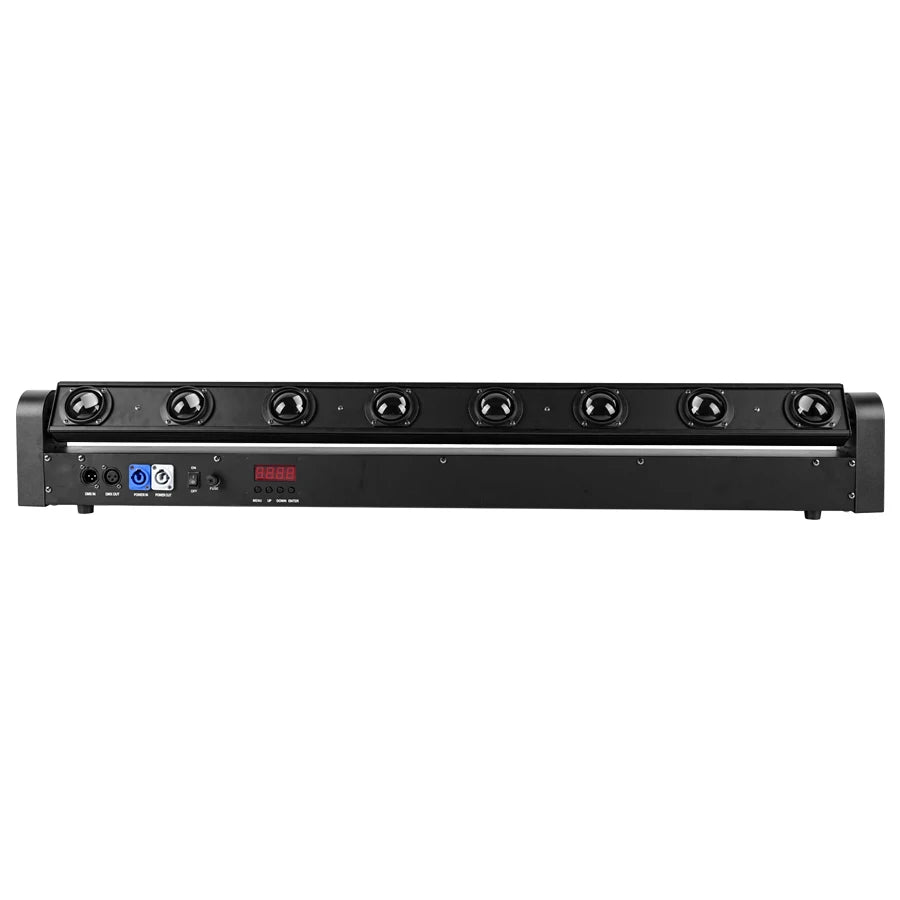 projecteur led scène dmx noir moderne boutons contrôle affichage numérique 96w 90v240v
