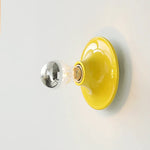 lampe murale moderne jaune rouge dorée minimaliste filament apparent fixée muralisée