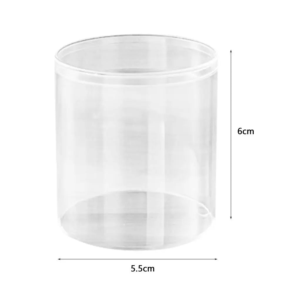 boîtes rangement transparentes plastique modernes tailles variées anti poussière couvercle minimaliste