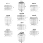 boîtes rangement plastique transparent couvercle empilables divers usage collection capsules