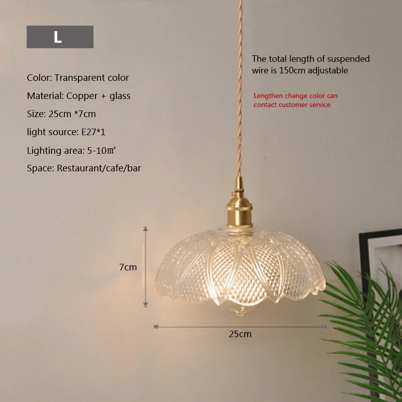 lampe suspendue transparente vintage ampoule E27 câble torsadé motifs géométriques chambre salon étude