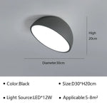 Lampes plafonnier LED modernes aluminium blanc gris clair éclairage minimaliste chambre salon
