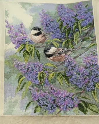 broderie portrait fleurs animaux paysages colorées traditionnelle réaliste