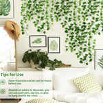 guirlande artificielle feuilles vertes vigne soie extérieur moderne décoration chambre mariage fête prénuptiale suspendue