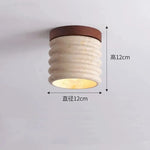 lampe moderne bois brun texture naturelle marbrée opaque fixations vis inclusées 20cm 25cm 30cm