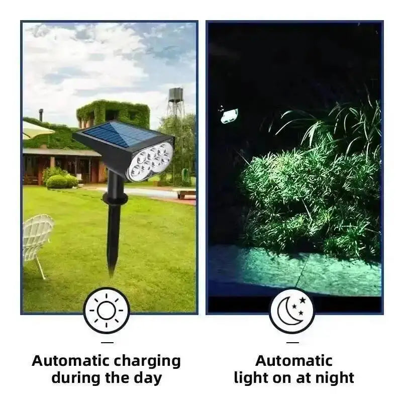 projecteur solaire jardin led noir étanche ip55 moderne extérieur bronze