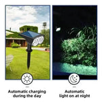 projecteur solaire jardin led noir étanche ip55 moderne extérieur bronze