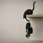 porte clés chat noir blanc lanterne décorative adhésif créatif contemporain minimaliste