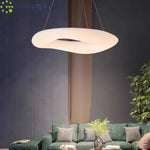 suspension lumineuse moderne acrylique blanc 20cm 30cm 46cm 53cm 75cm 91cm